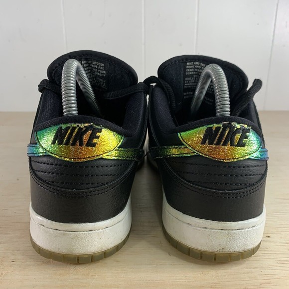 Nike SB Dunk Low Pro Sparkle Oil Black Multicolor 304292-091 Women's 7.5 - Picture 6 of 10